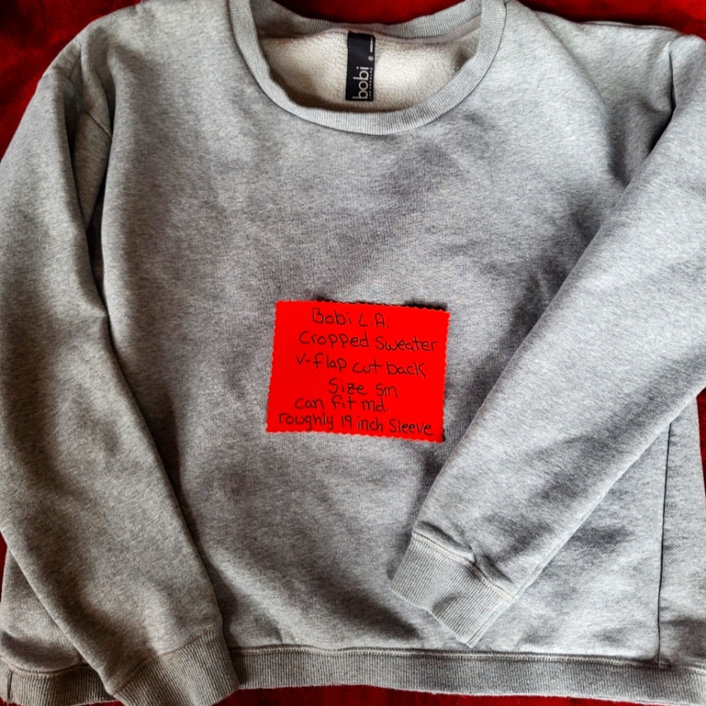 Cropped sweatshirt